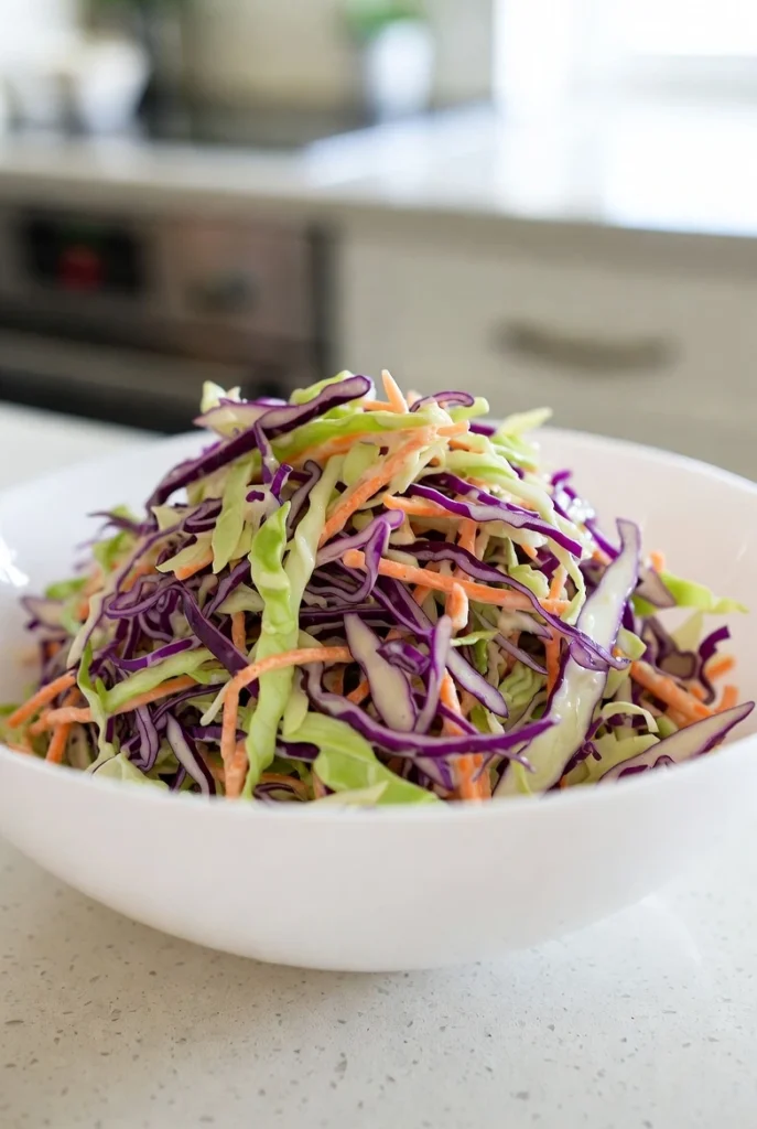 Classic Coleslaw Recipe (Creamy, Easy, and Great for BBQ)
